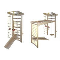 Спортивний куточок-Трансформер Сосна плюс дитяча гірка